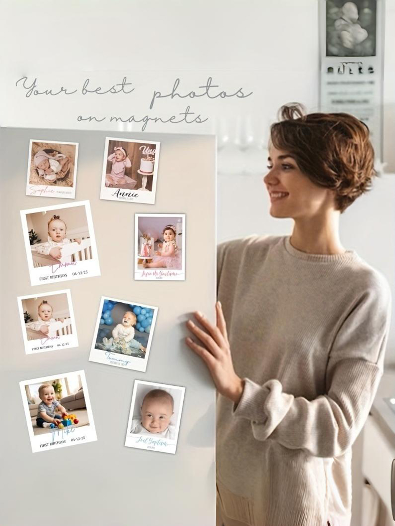Personalized Birthday Photo Refrigerator Magnet